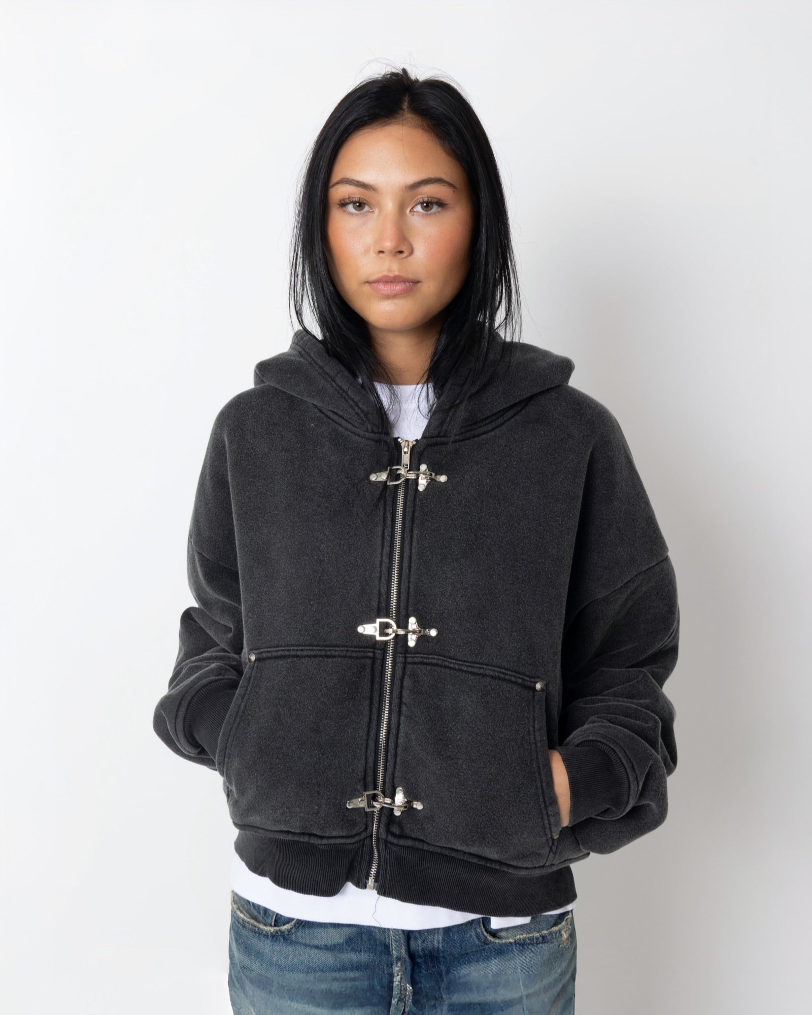 ESE Hooded Buckle Jacket