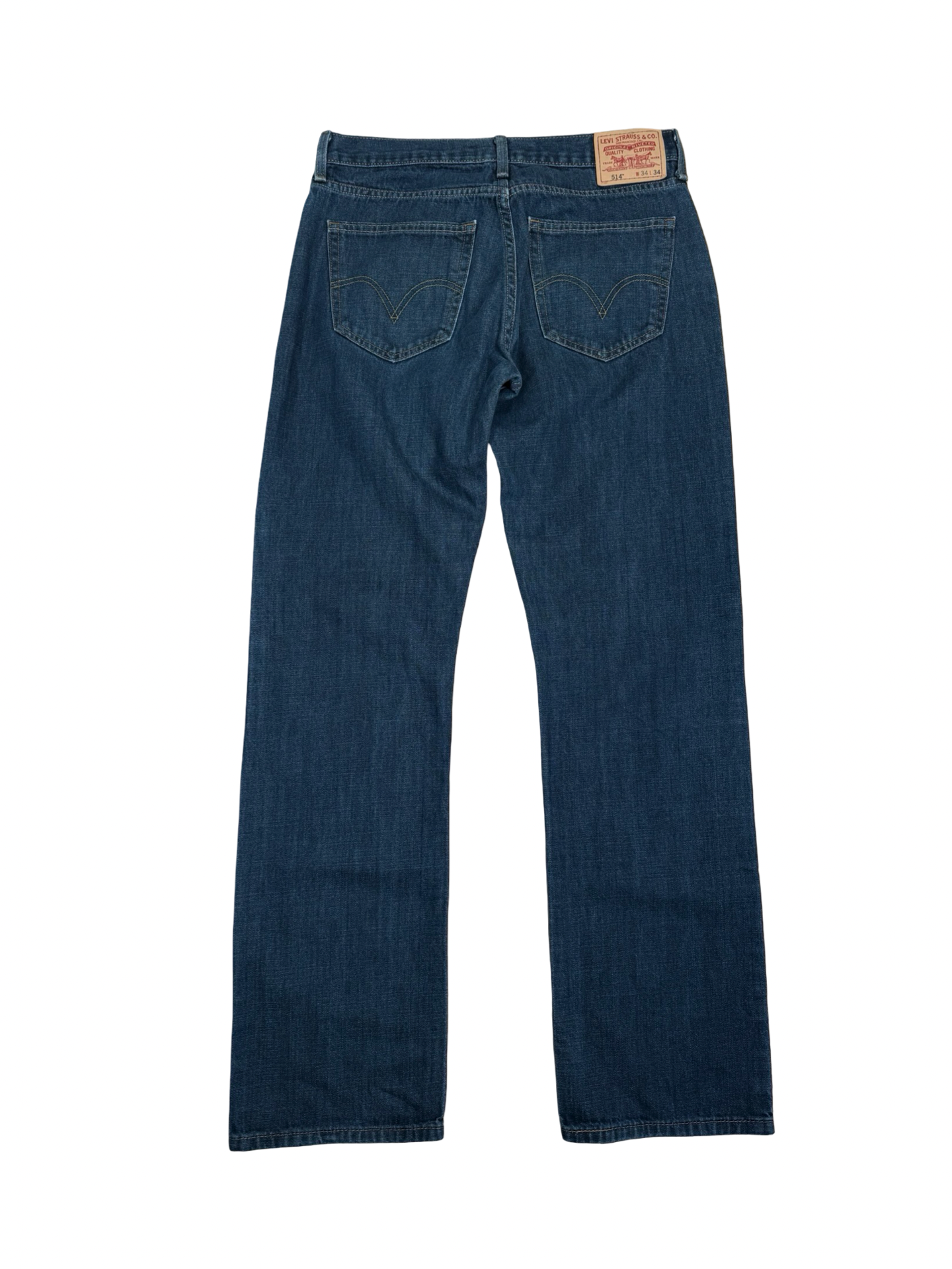 Vintage Levi’s slim straight fit gallabuxur 514. 34/34