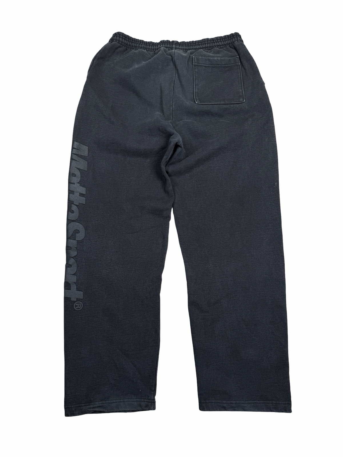 Metta þvegnar svartar joggingbuxur XL