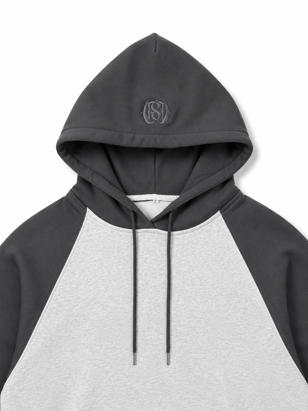 ESƎ Two-tone hoodie
