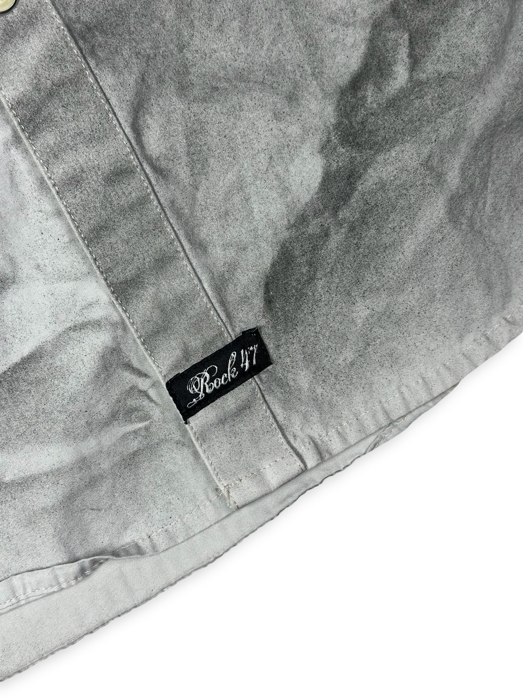 Vintage skyrta með kross grá XXL