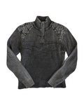 Eagle knit half zip peysa L