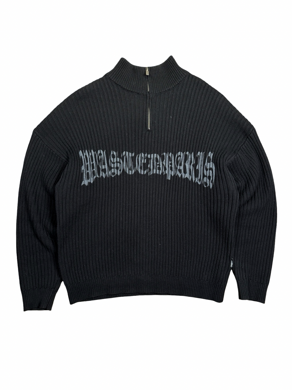 Wasted Paris halfzip knit peysa L