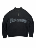 Wasted Paris halfzip knit peysa L