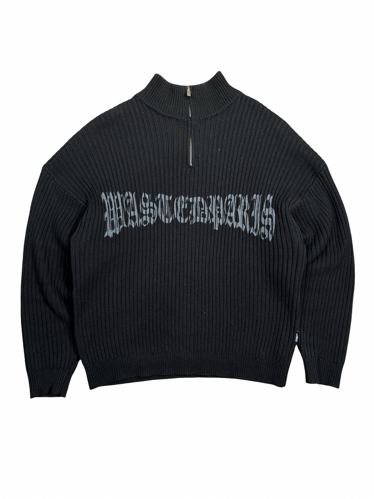 Wasted Paris halfzip knit peysa L