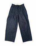 Pleated baggy gallabuxur stærð 29
