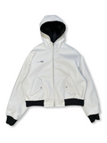 Hi-NRG cropped pleður bomber M