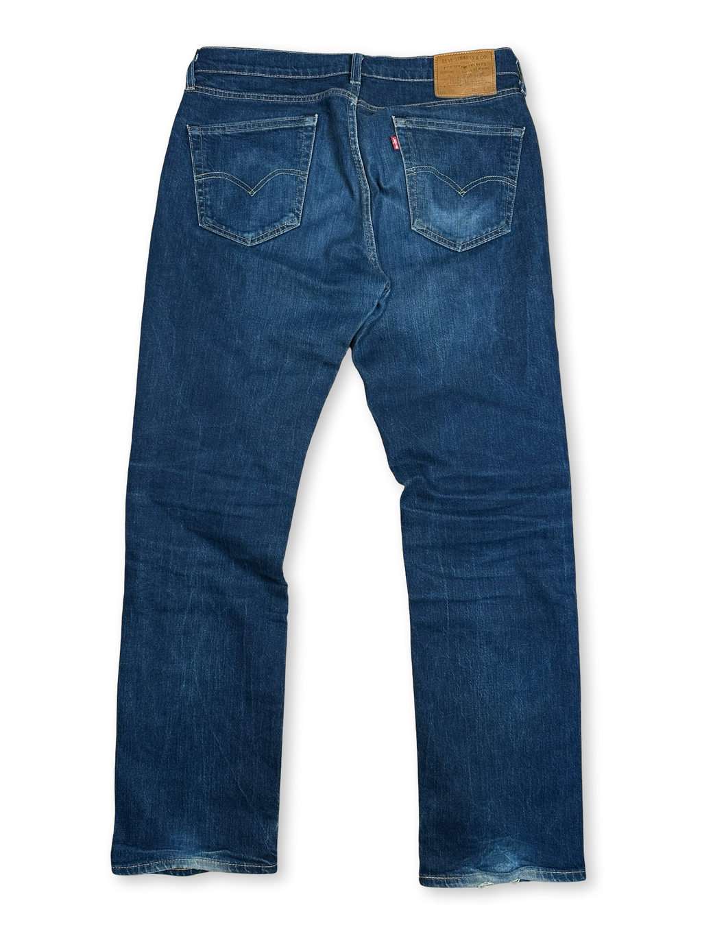 Levi's dökkbláar straight fit 32/32