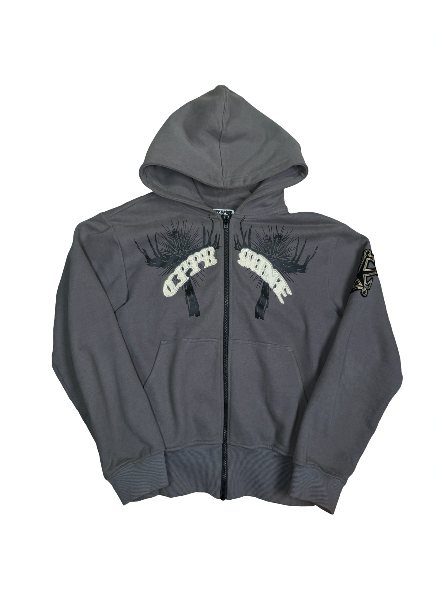 Coppermine zip-up hettupeysa