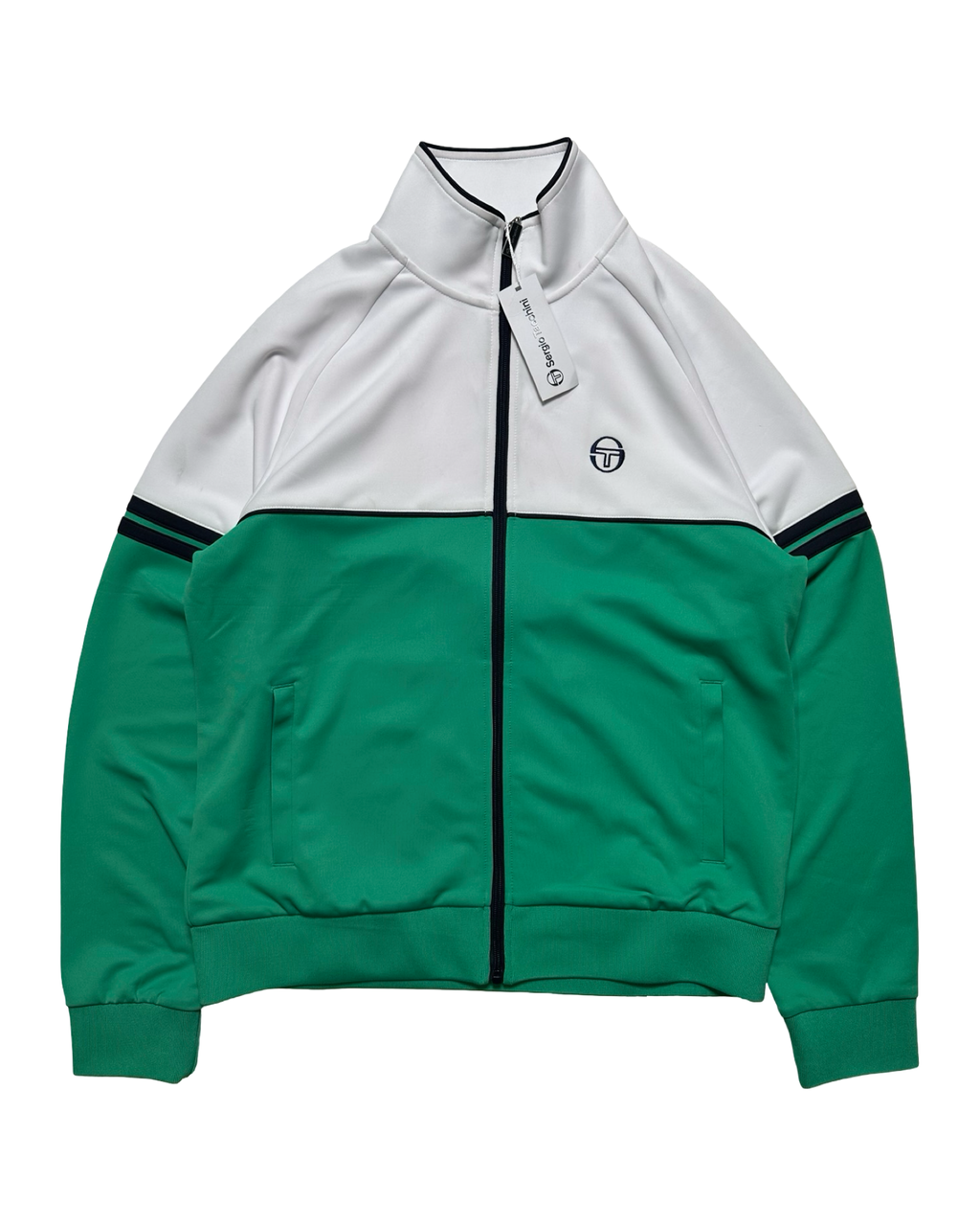 Sergio Tacchini track peysa M (ónotað)