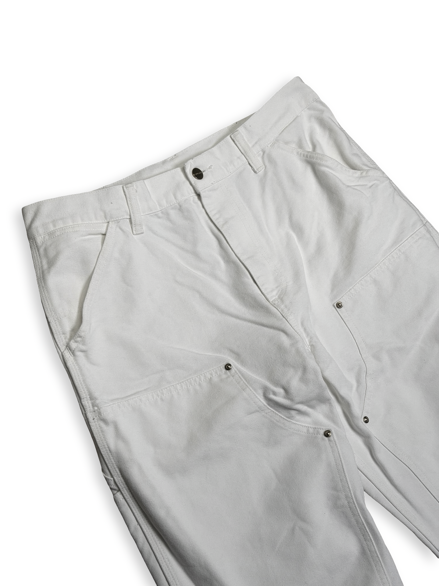 Carhartt double knee hvítar buxur 32/32