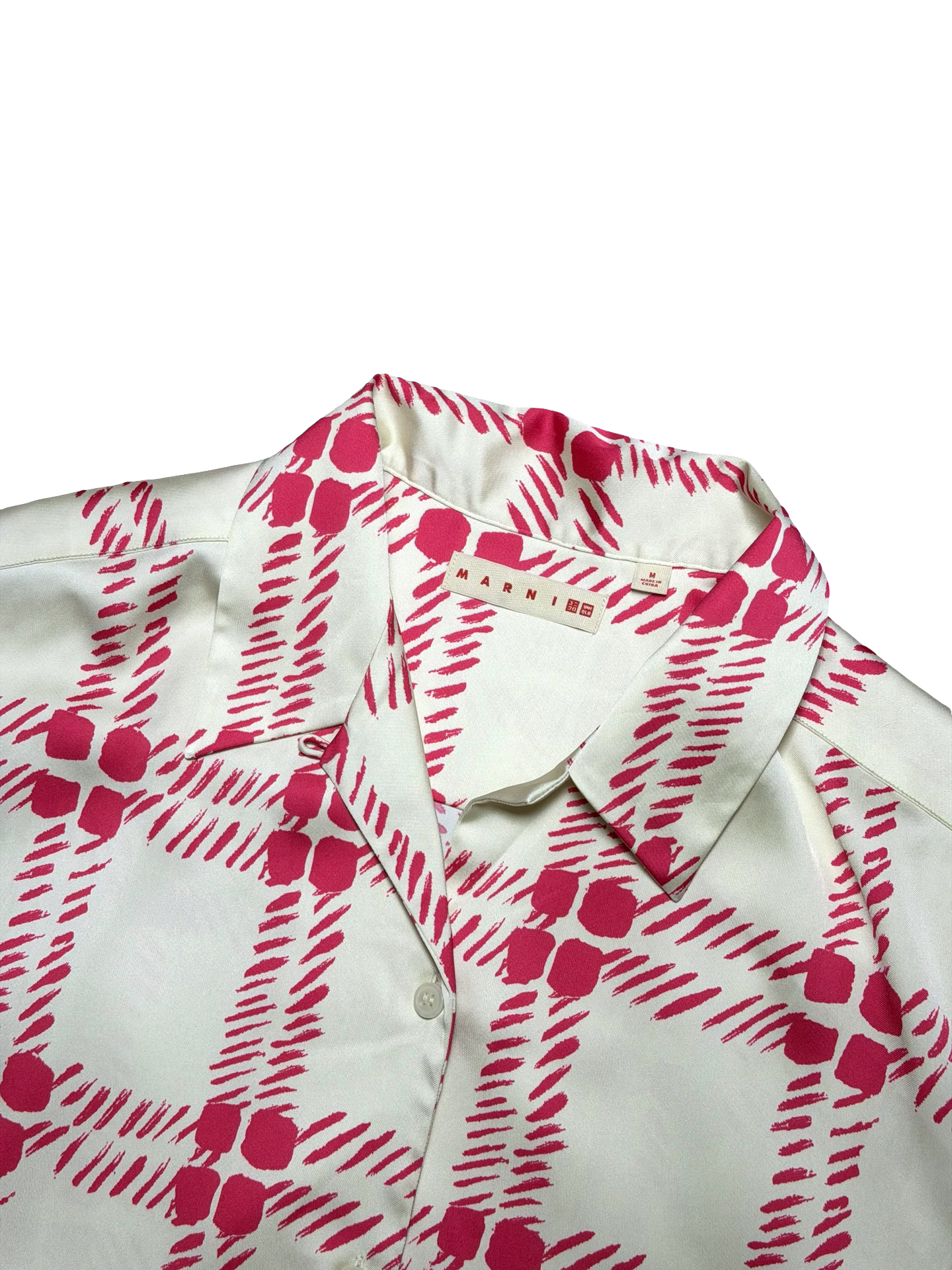 Marni Uniqlo stuttermaskyrta M