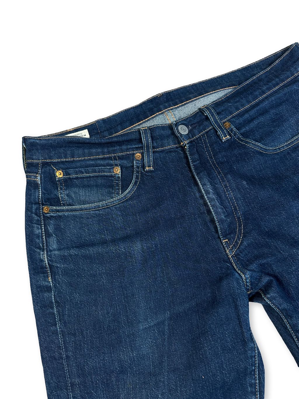 Levi's dökkbláar straight fit 32/32