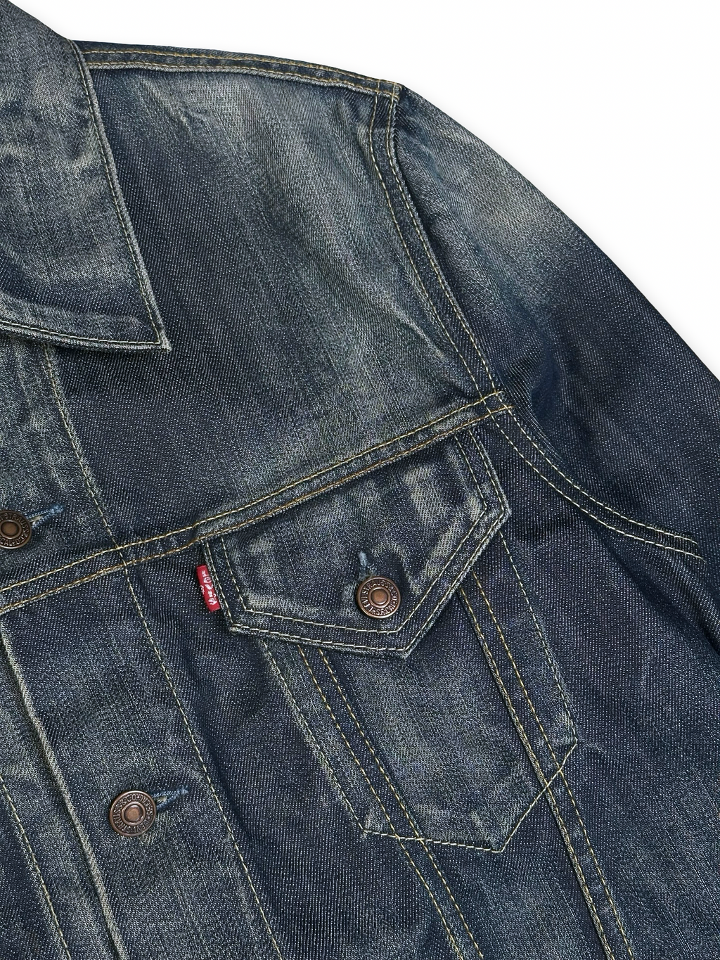 Vintage Levi’s trucker gallajakki M