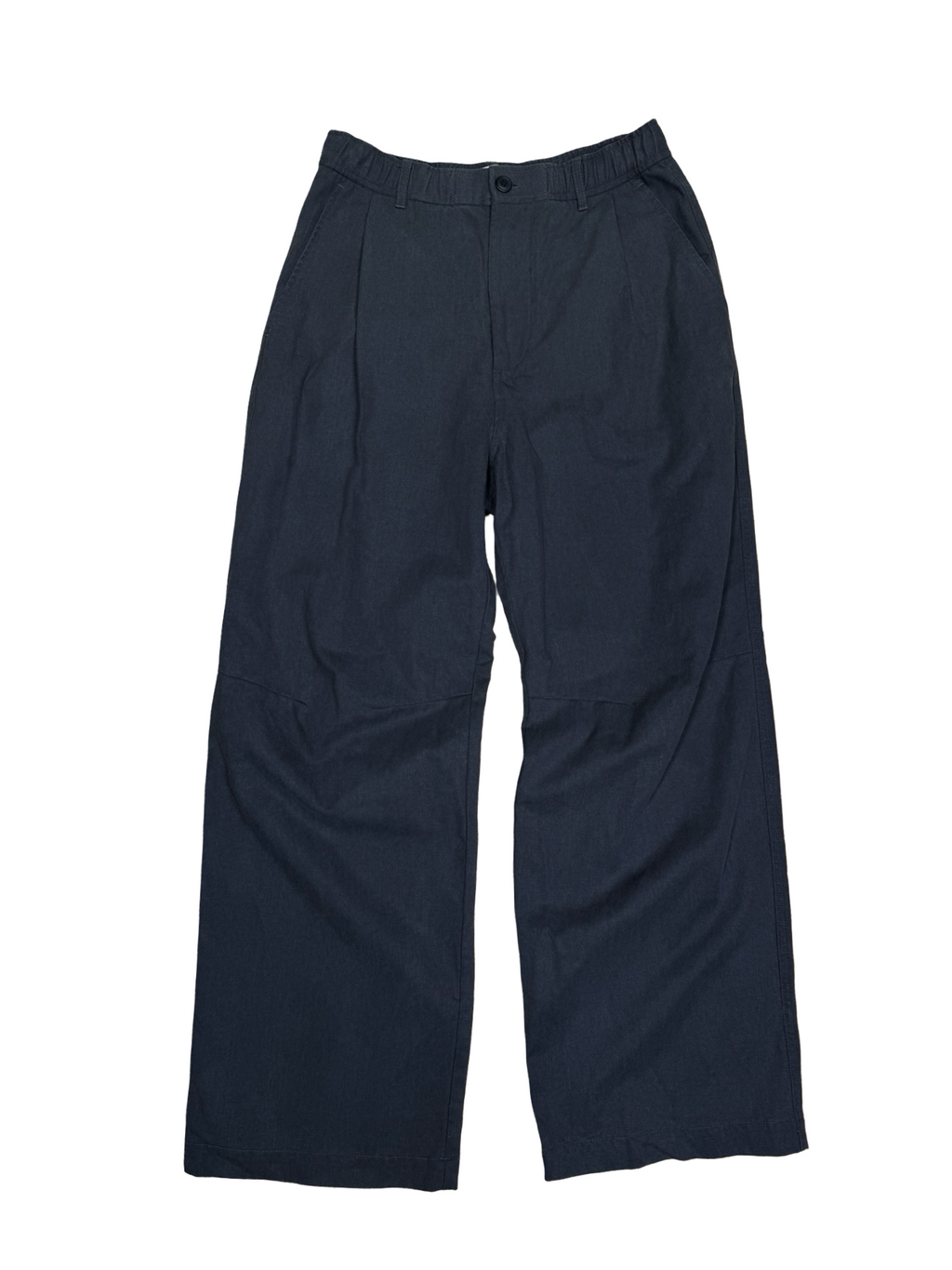 Wood Wood gráar pleated buxur S