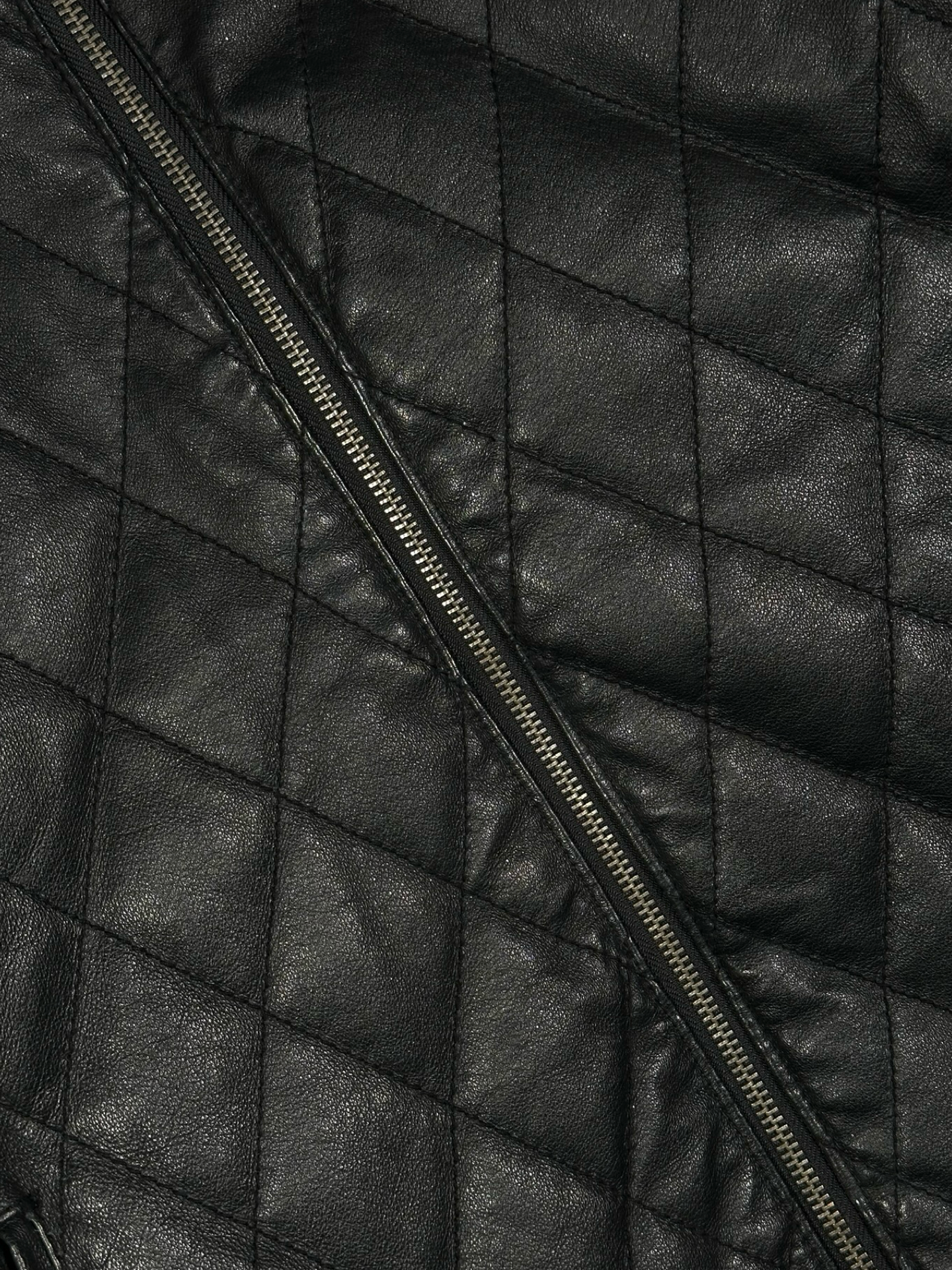 Barneys leður úlpa/jakki L