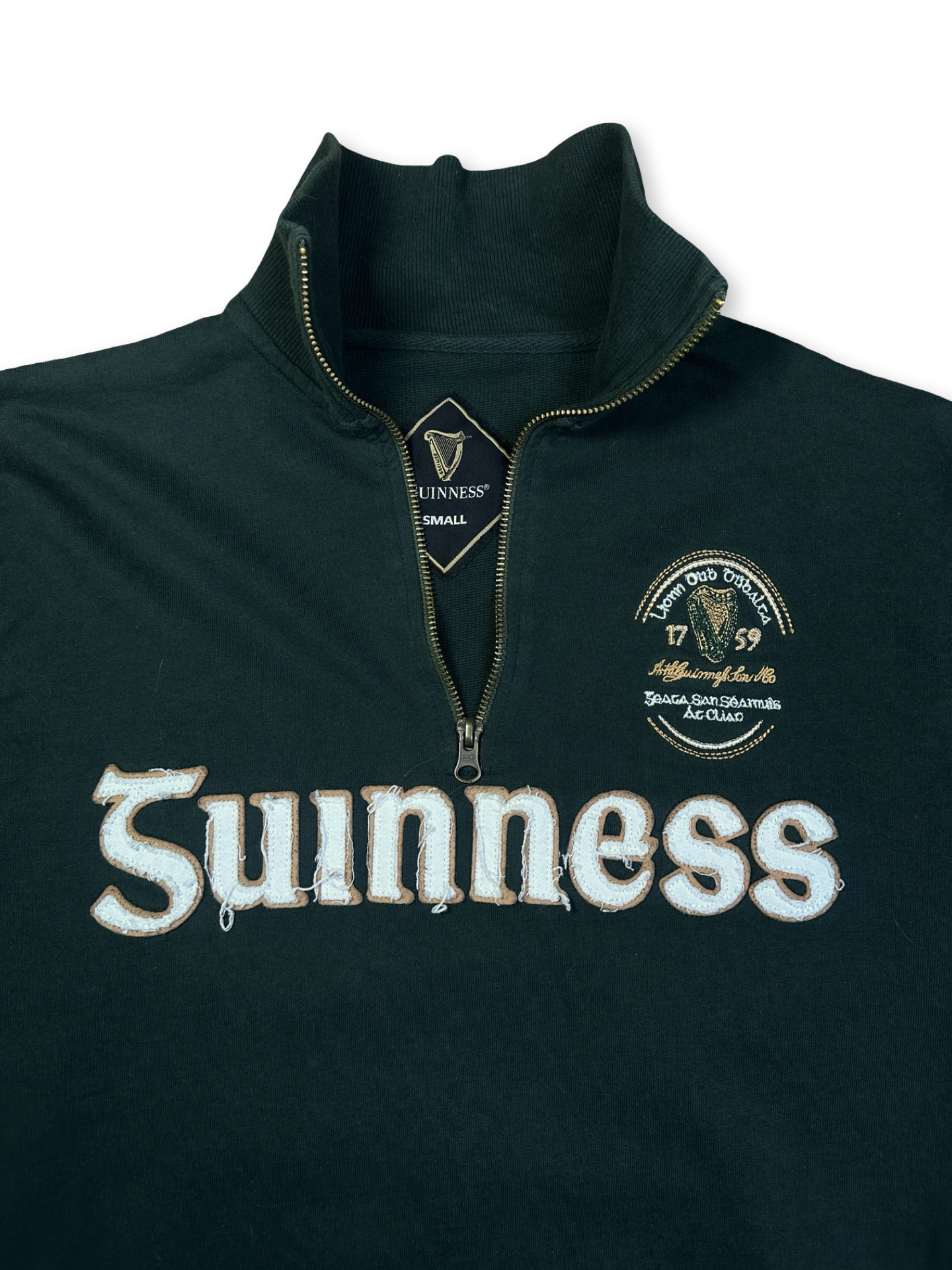 Guinness half-zip stærð S
