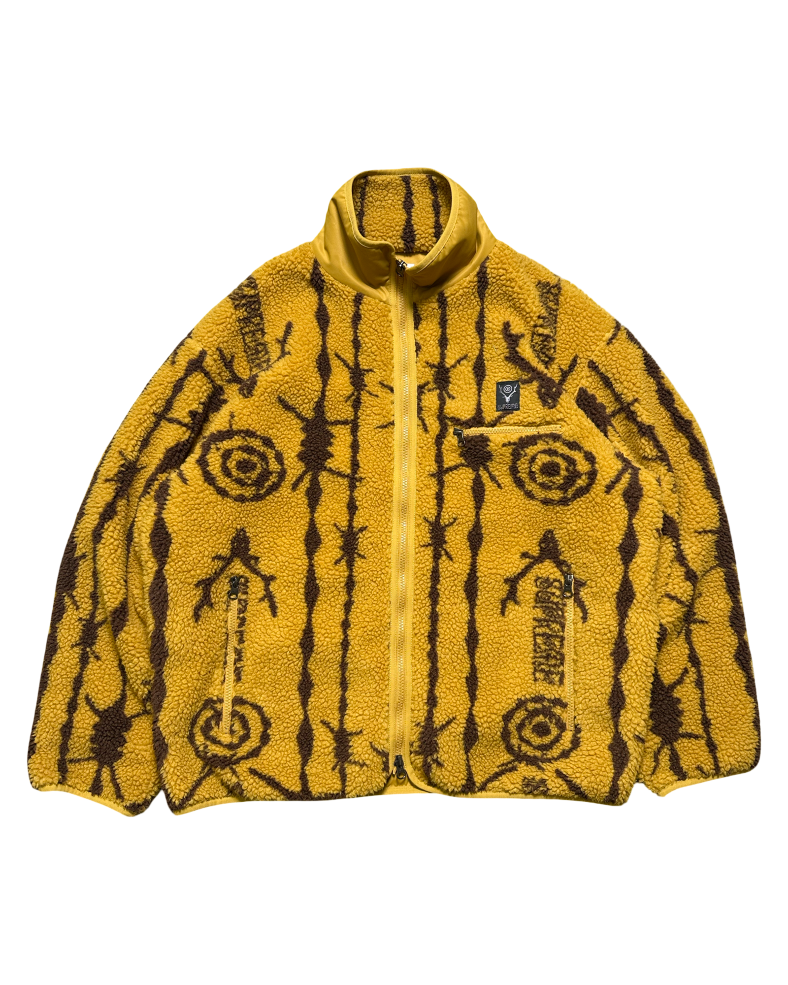 SUPREME x SOUTH2 WEST8 flíspeysa L