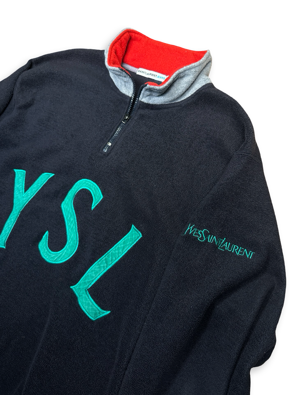 Vintage YSL fleece peysa XL