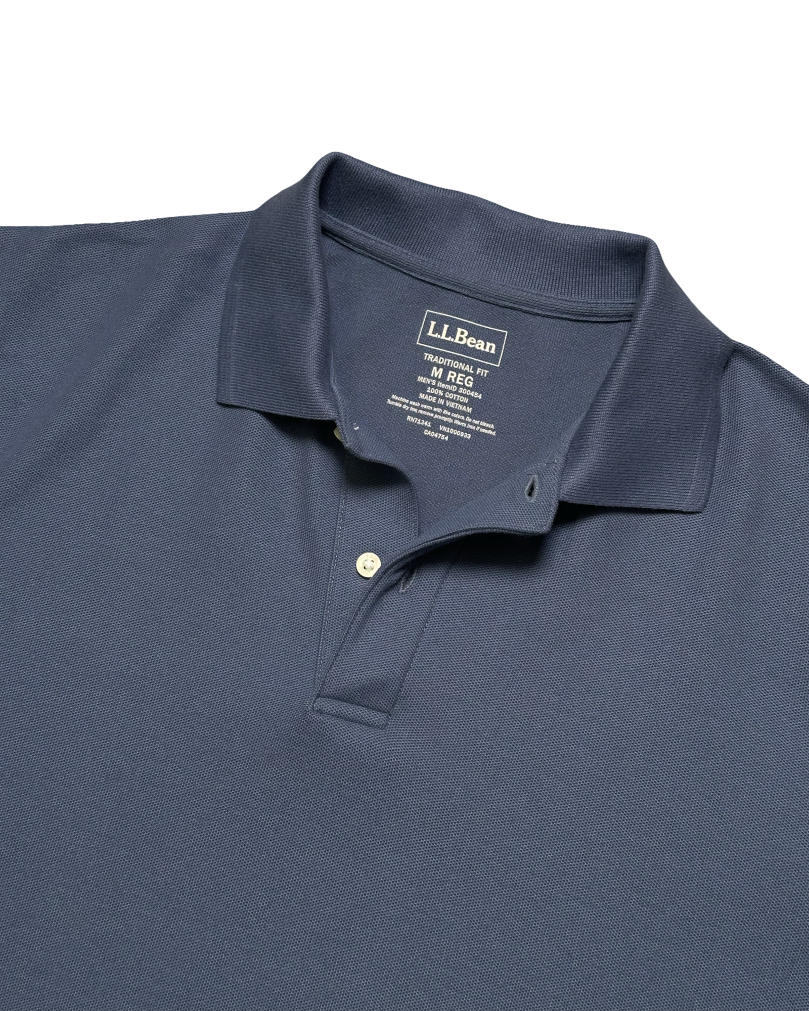 LL Bean polo bolur M