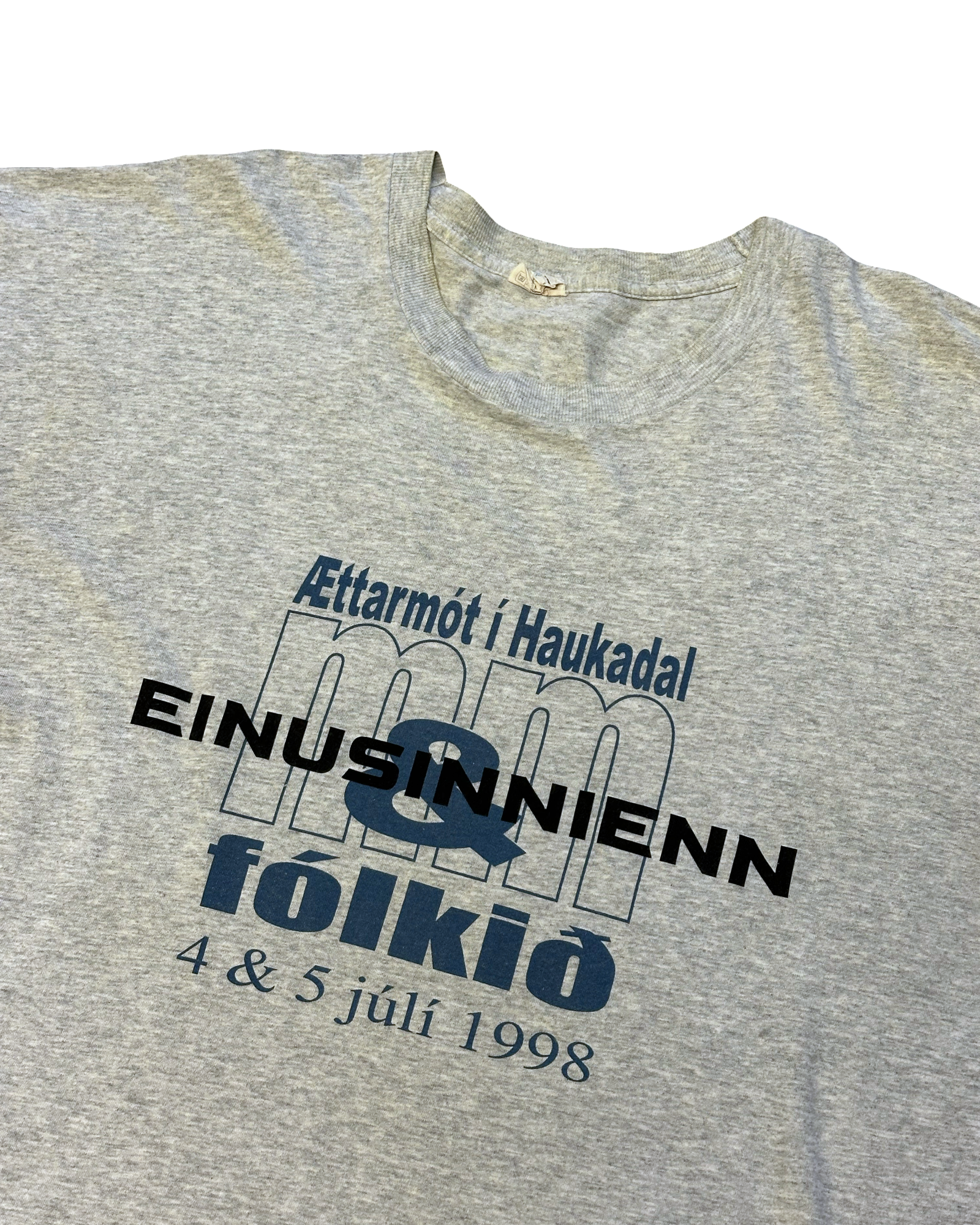 Ættarmót í Haukadal 1998 EINUSINNIENN bolur XL