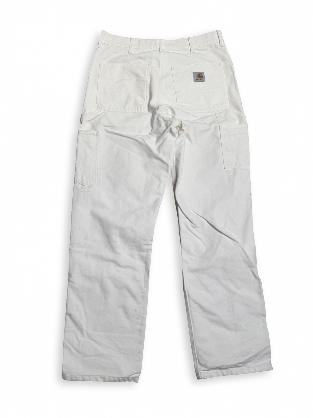 Carhartt double knee hvítar buxur 32/32