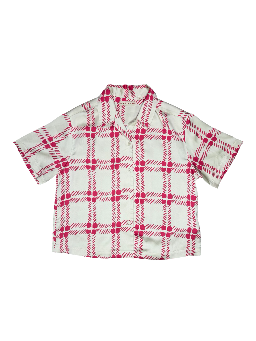 Marni Uniqlo stuttermaskyrta M