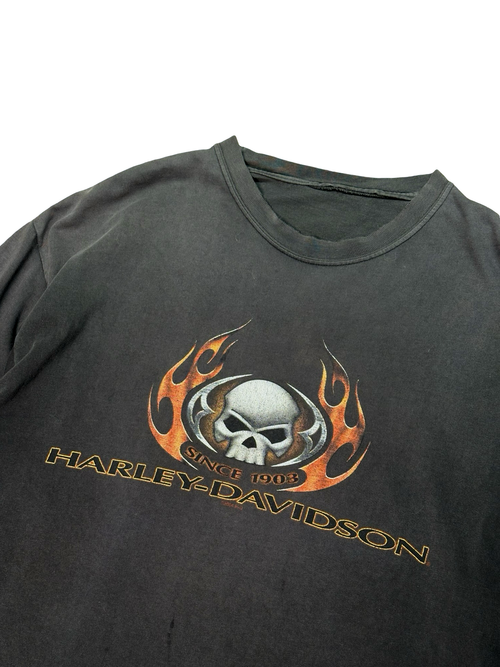 Vintage Harley Davidson langermabolur fittar XL