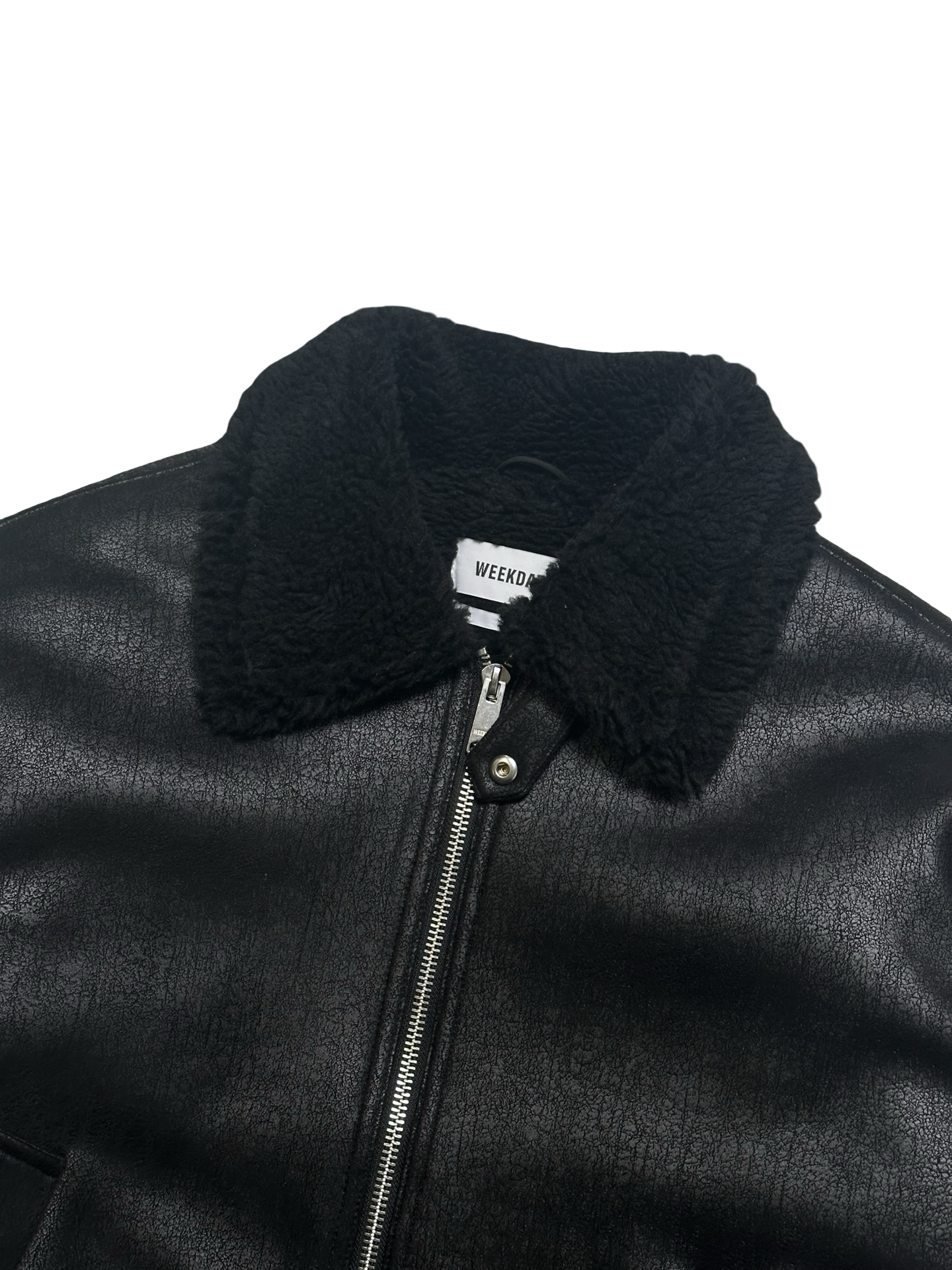 Weekday sherpa faux jakki M