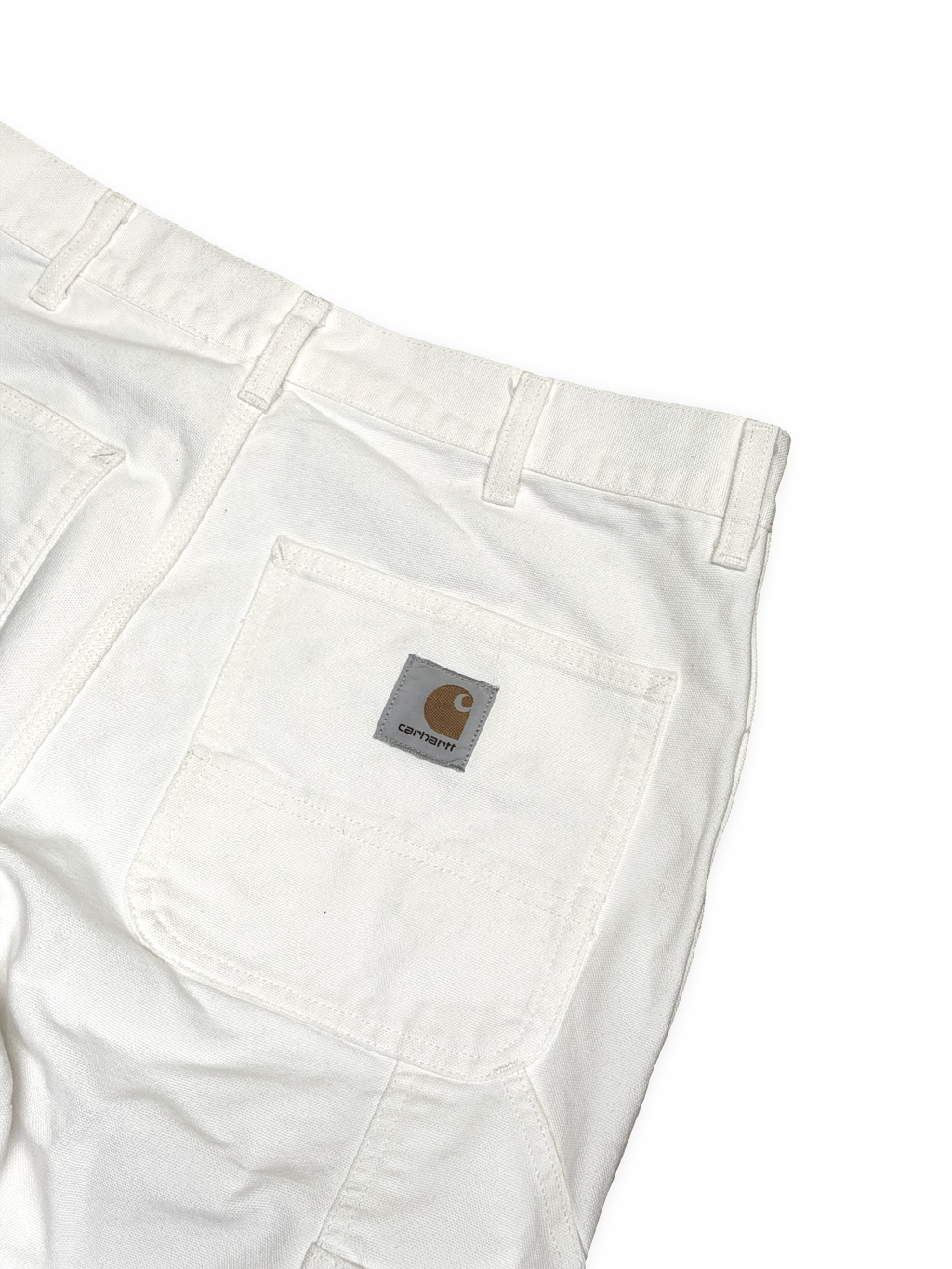 Carhartt double knee hvítar buxur 32/32