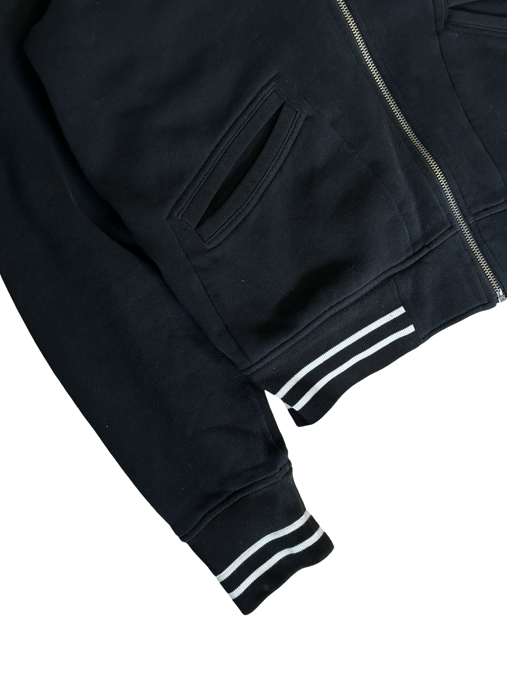 Polo zip-up peysa M