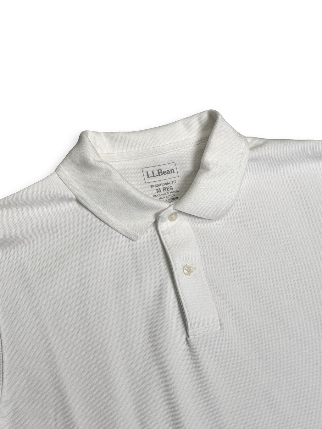 L.L. Bean polobolur hvítur M