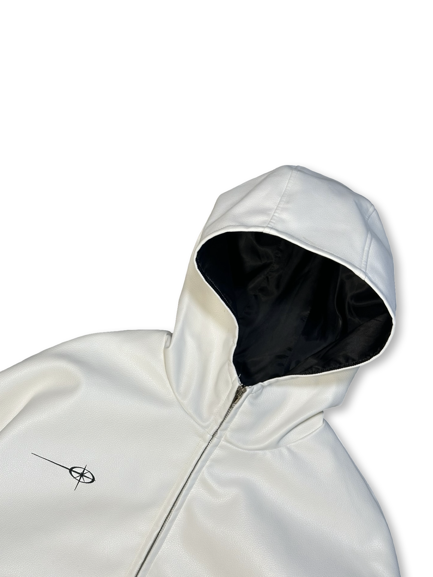 Hi-NRG cropped pleður bomber M