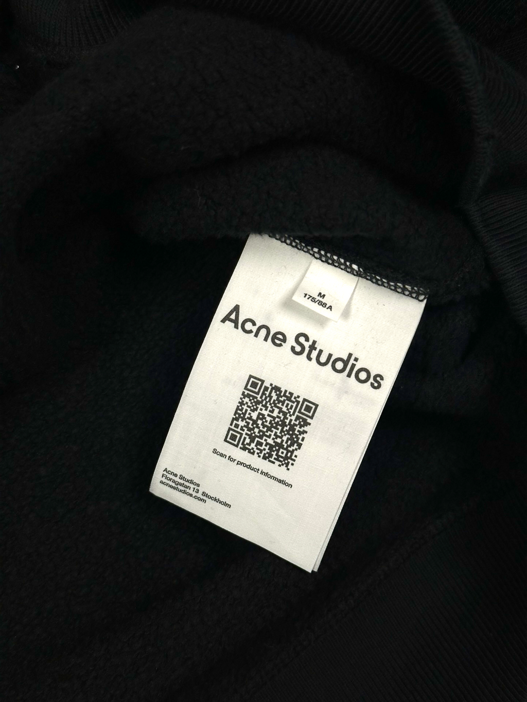 Acne Studios thrashed hneppt crewneck M (ónotuð)