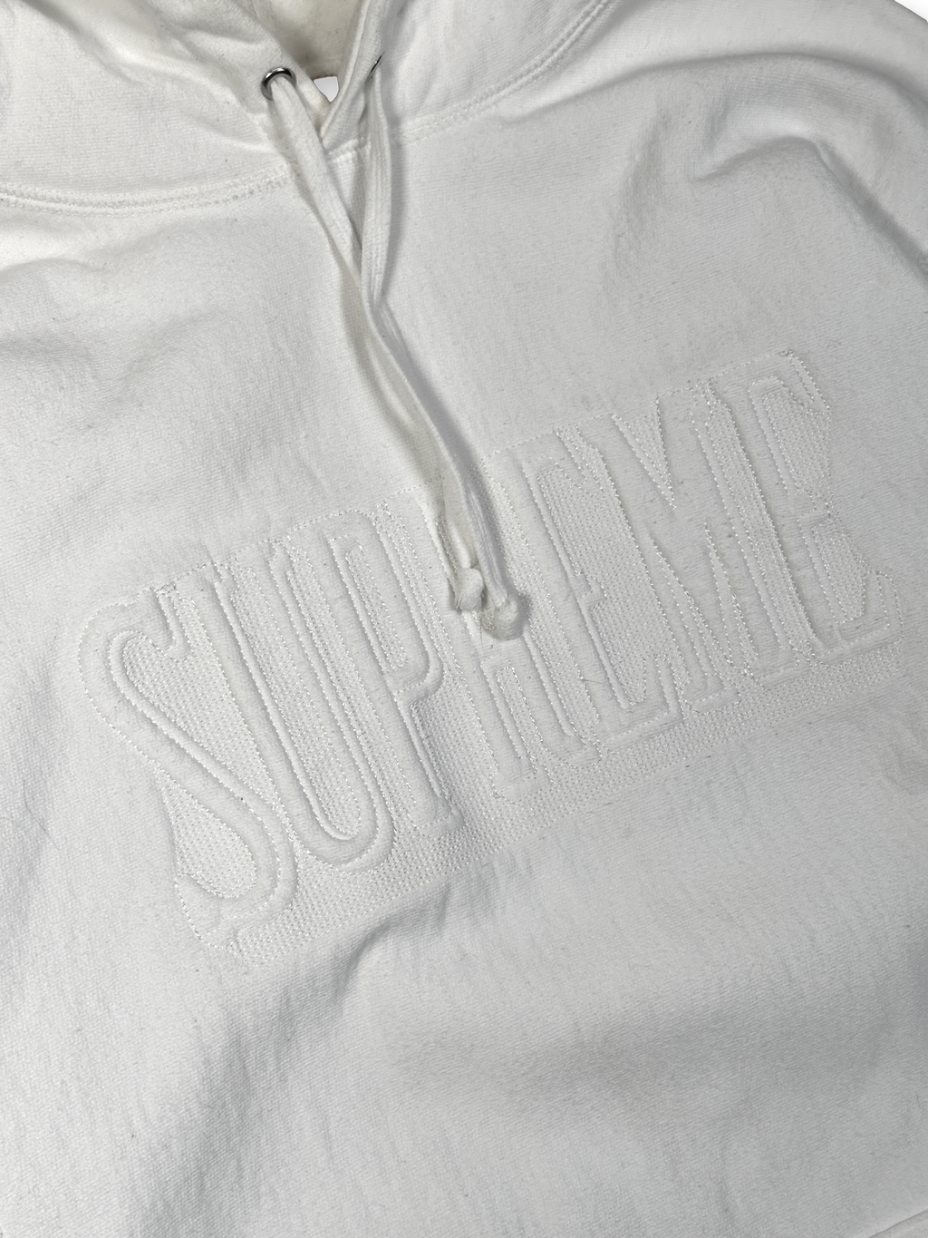 Supreme heavy weight hoodie fittar XL