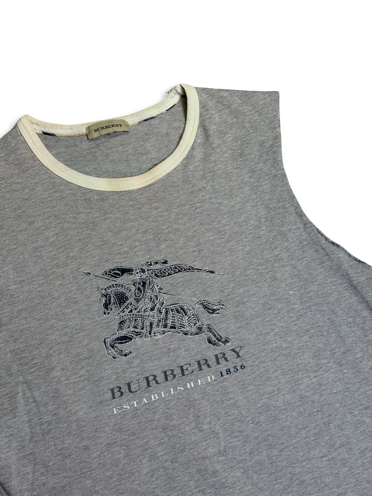 Vintage Burberry hlýrabolur fittar XS/S