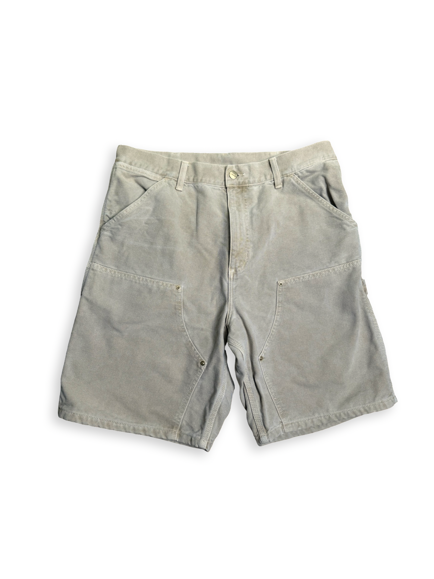 Carhartt Double knee stuttbuxur beige 32