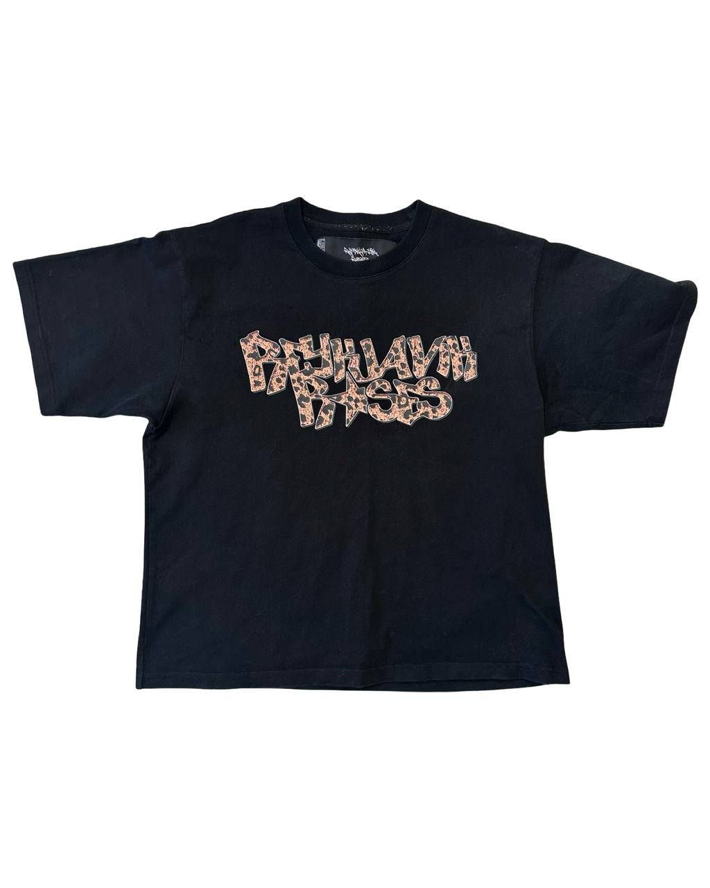 Reykjavik Roses cheetah print tshirt XL