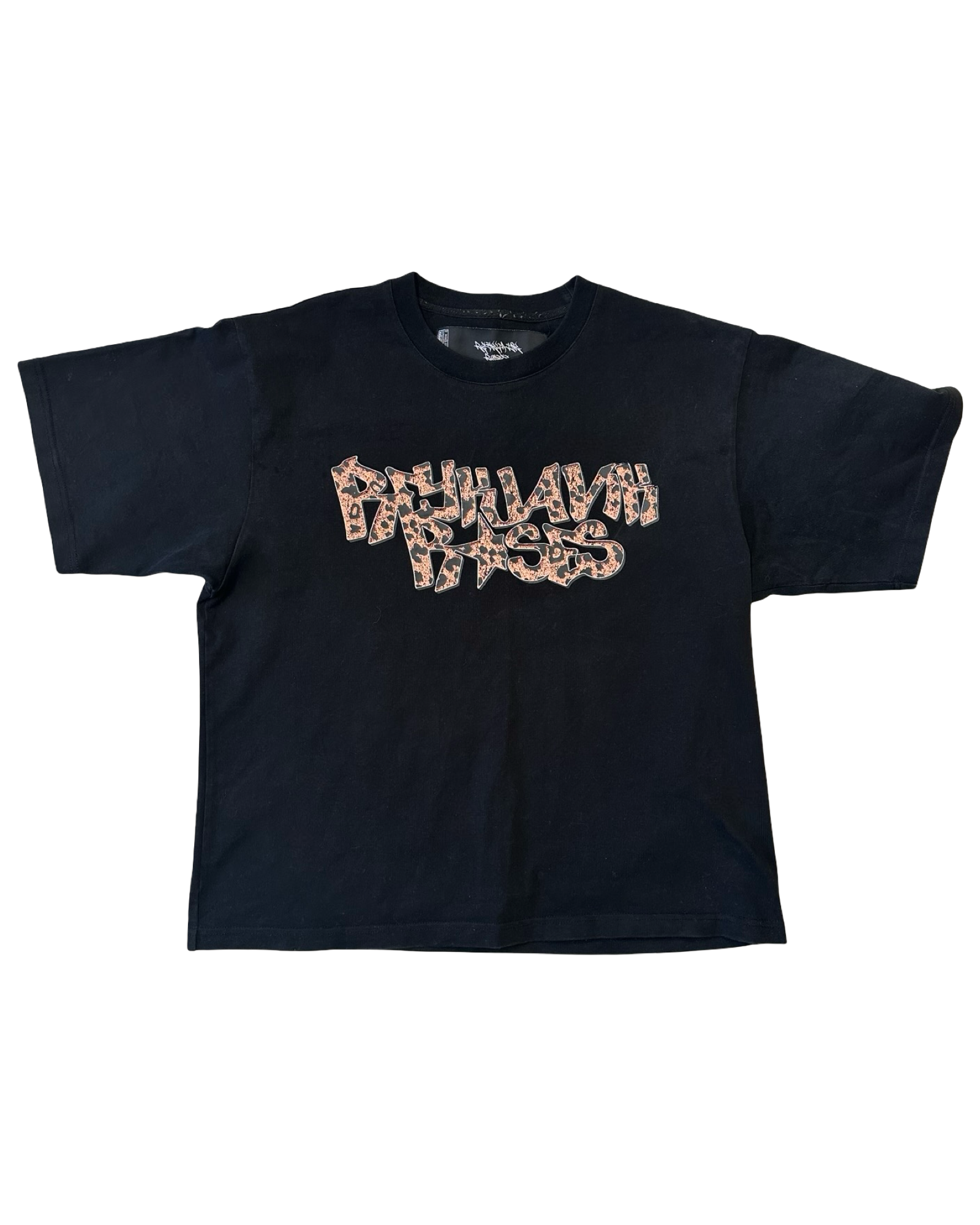 Reykjavik Roses cheetah print tshirt XL