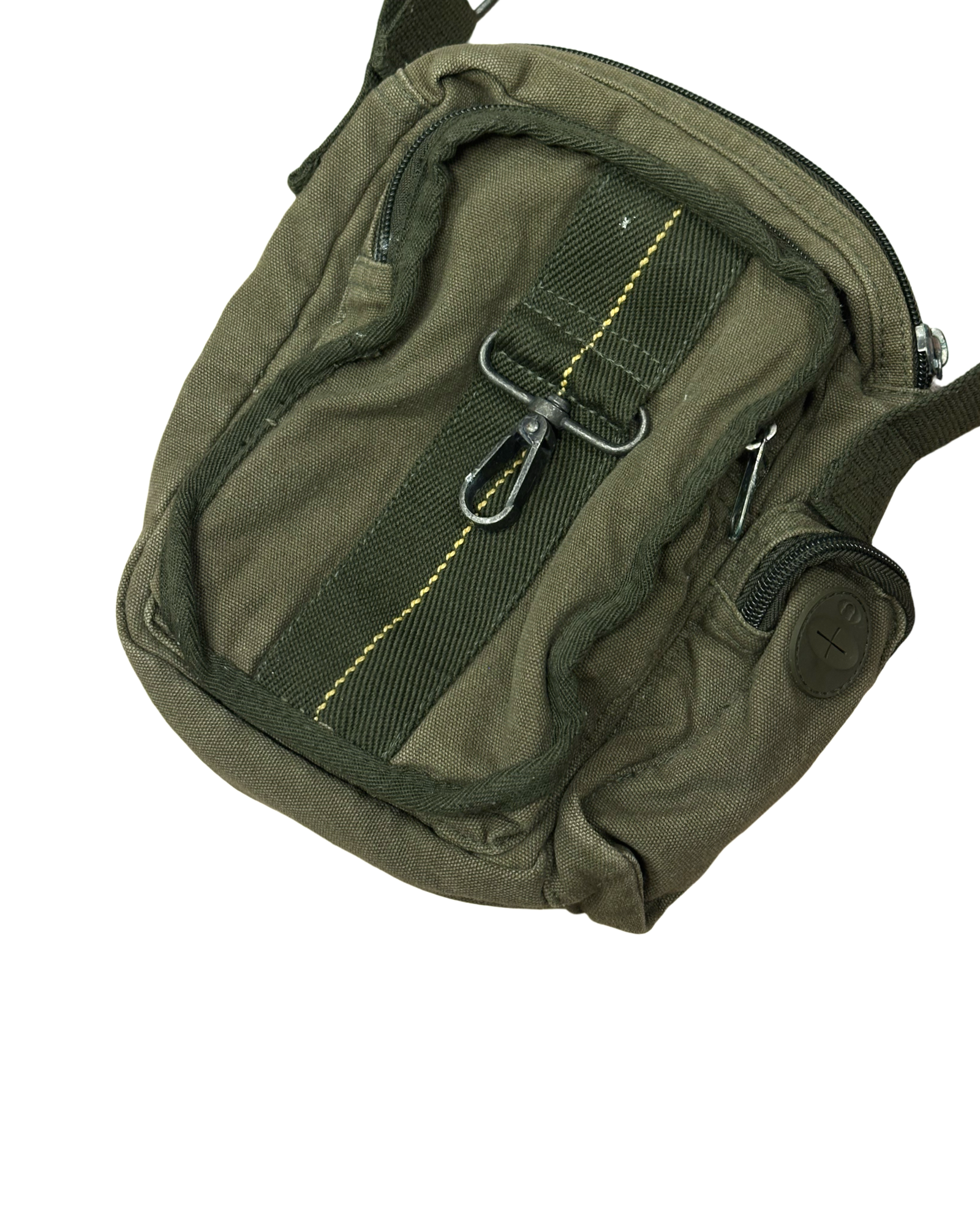 vintage army hliðartaska O/S