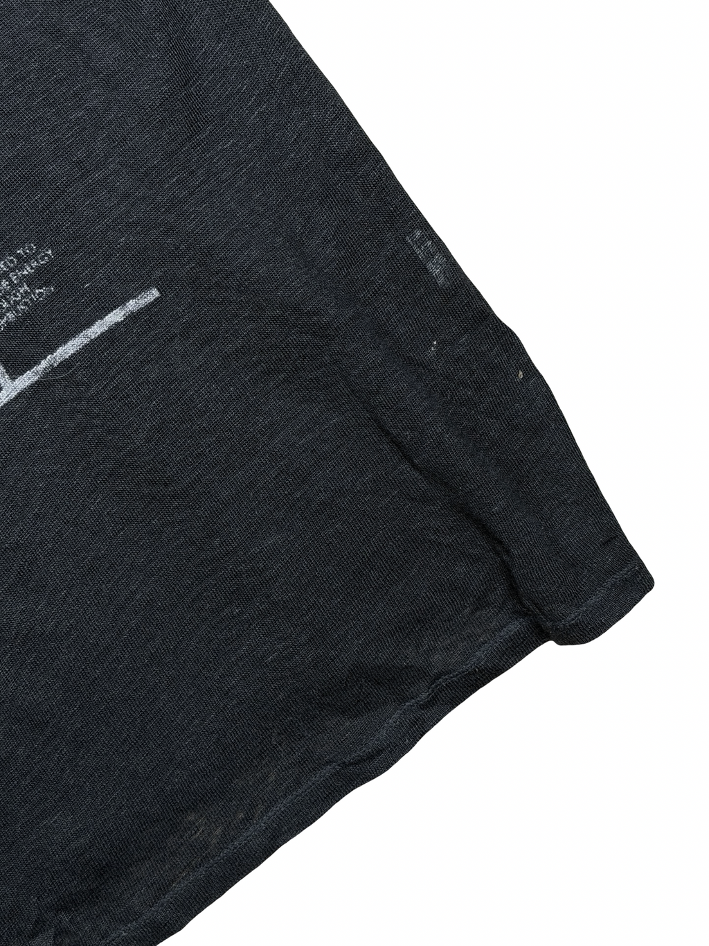 Vintage þunnur slub cotton bolur XL