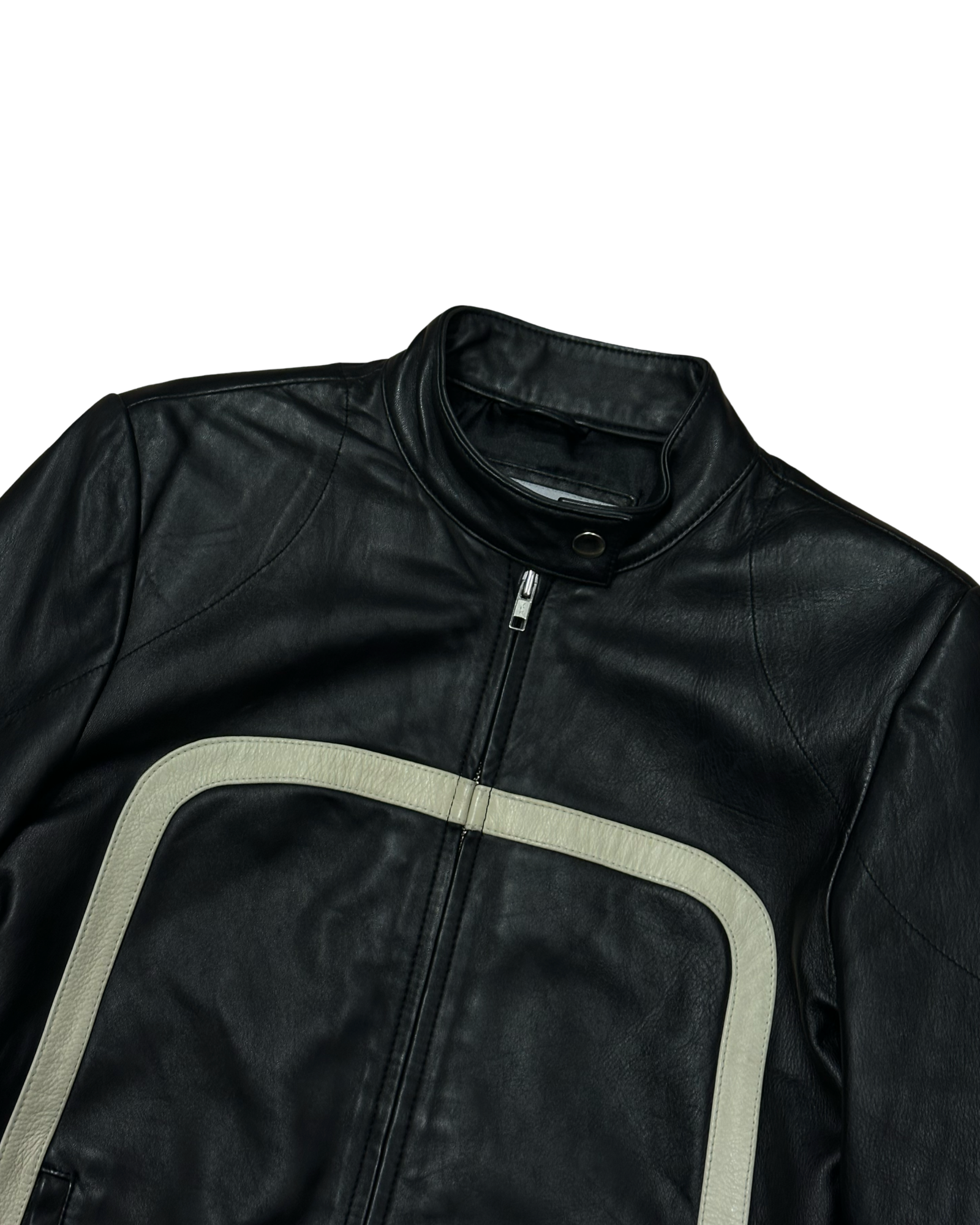 Dömu racer leðurjakki S