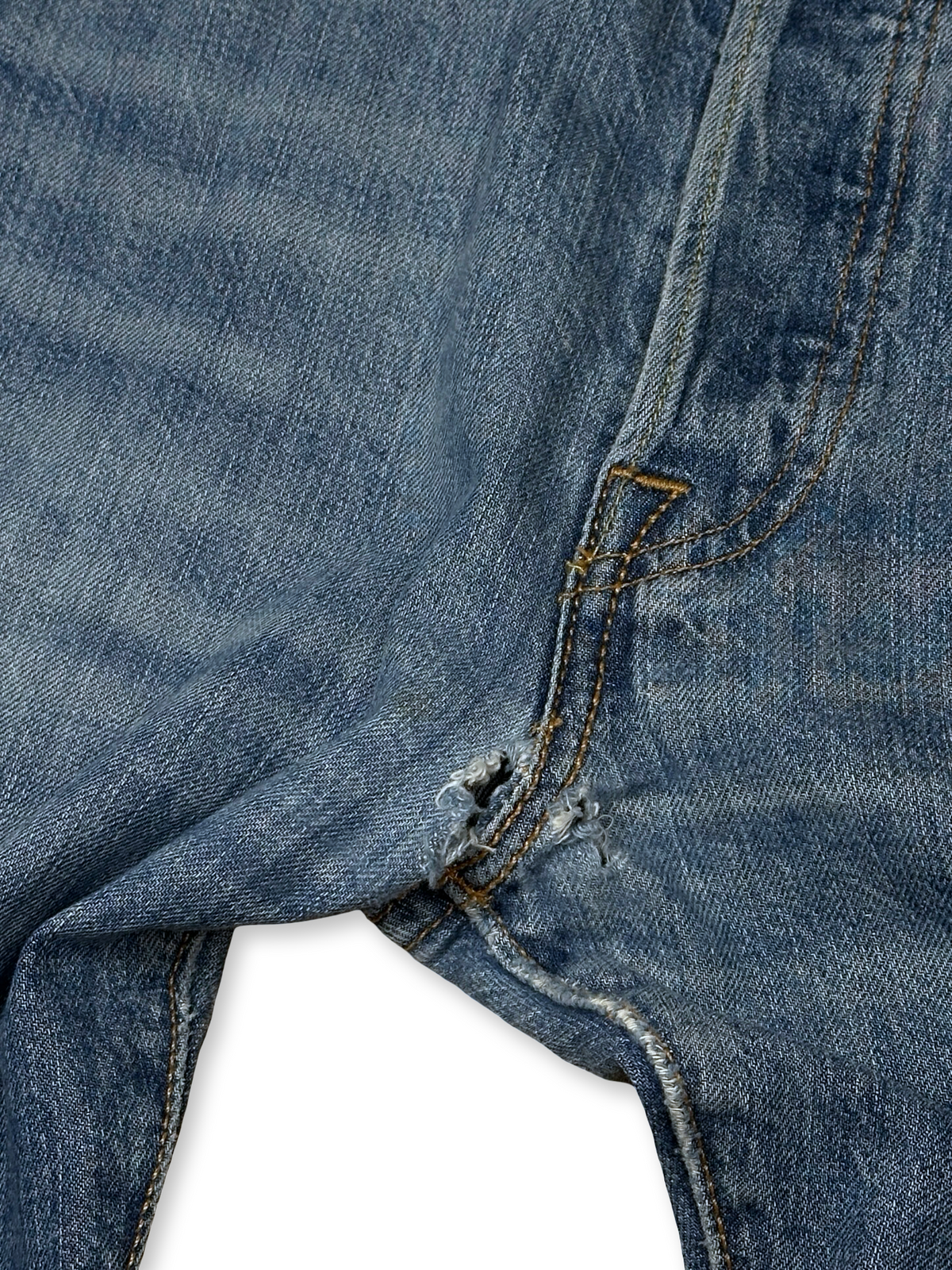 Levi's 501 vintage ljósbláar buxur fittar 31/32