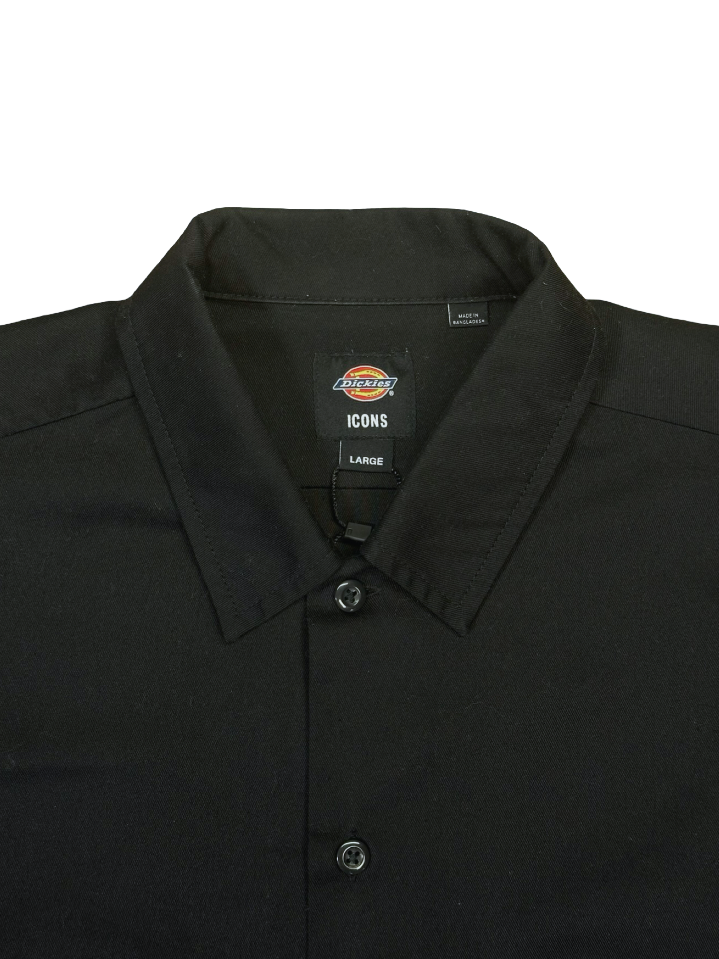 Dickies stuttermaskyrta svört L