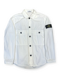 Stone Island hvítur skyrtujakki M