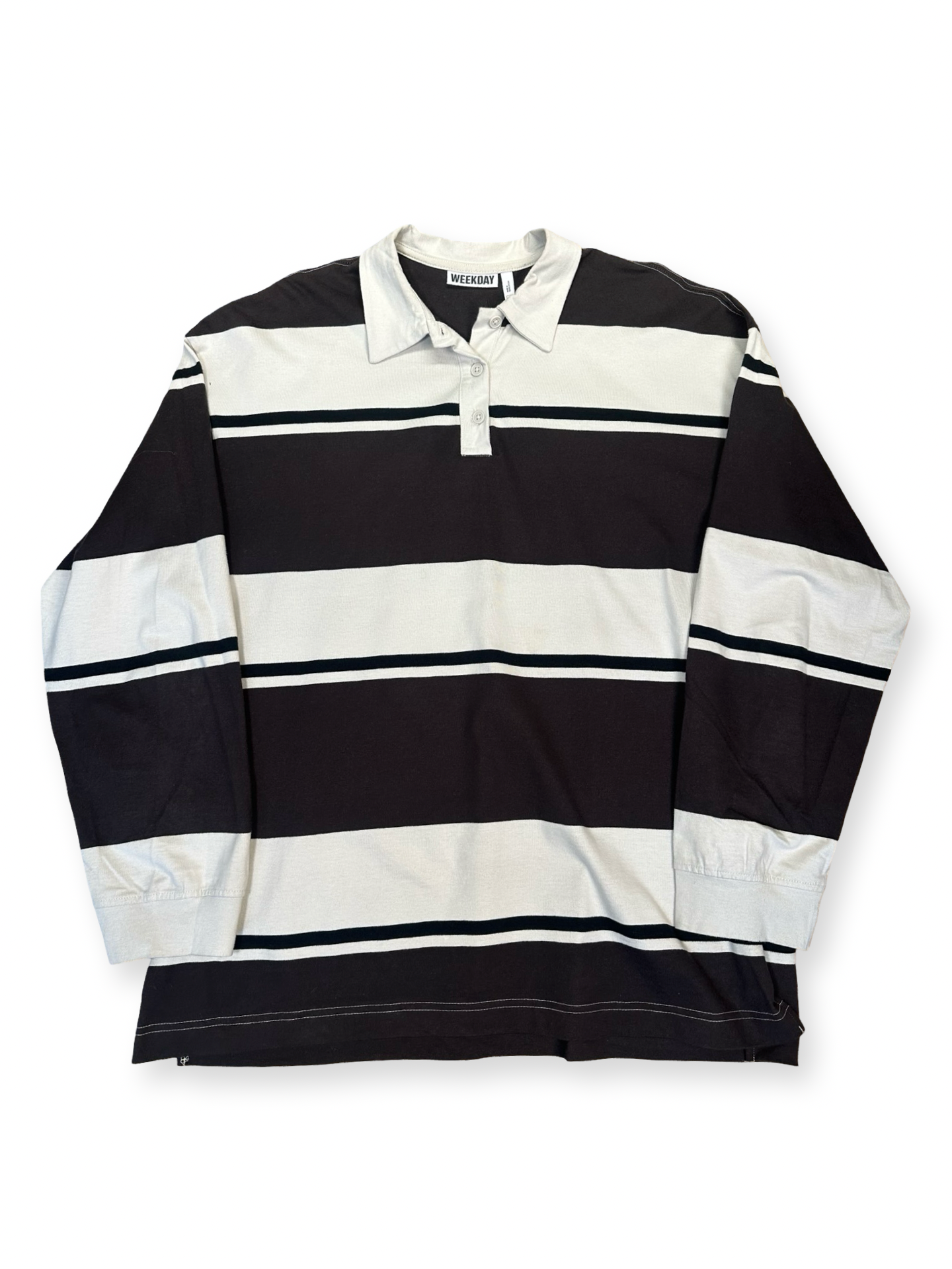 Weekday síðerma polobolur S fittar M