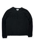 Child longsleeve bolur svartur L