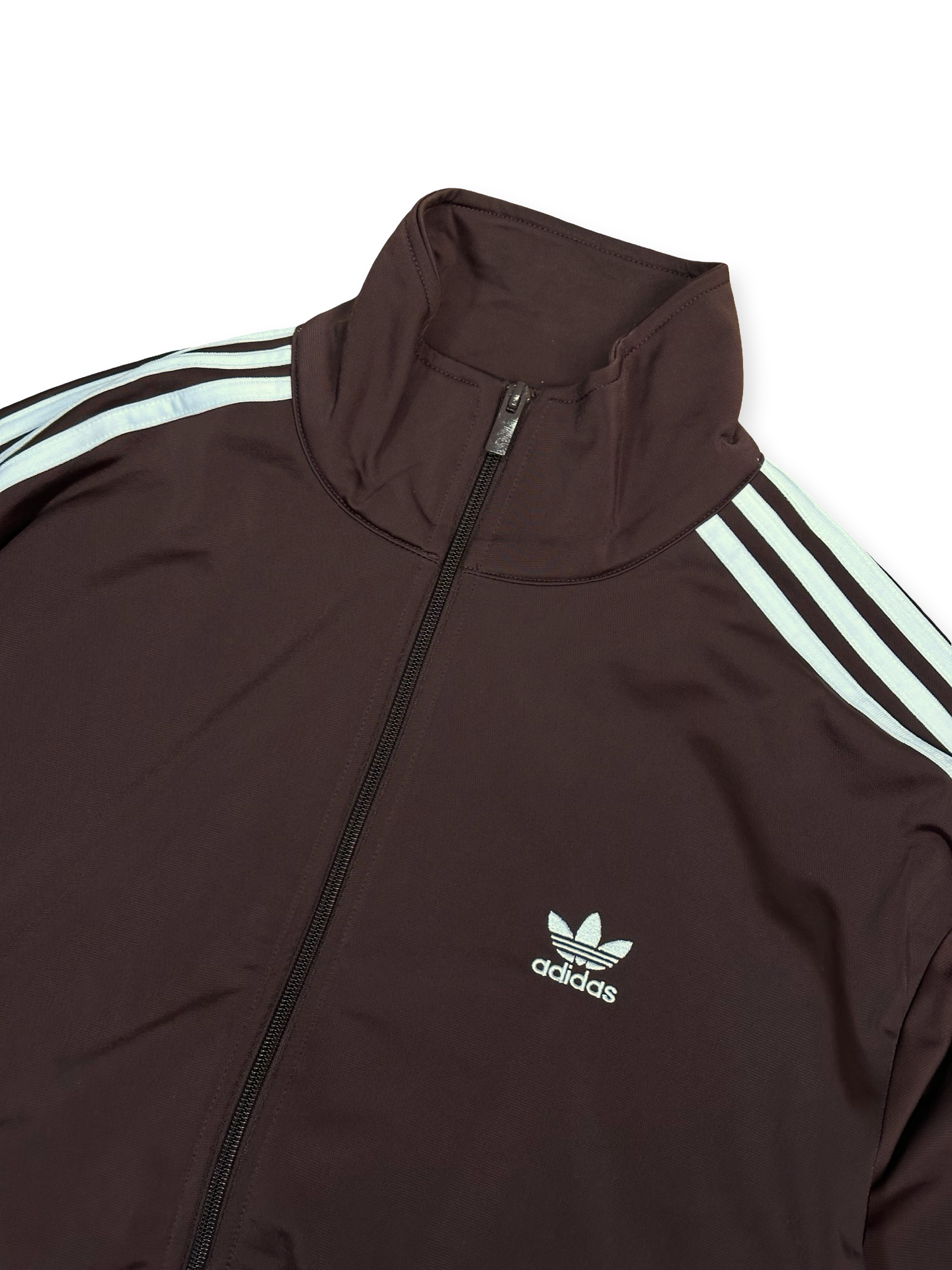 Adidas Original threestripe peysa brún M