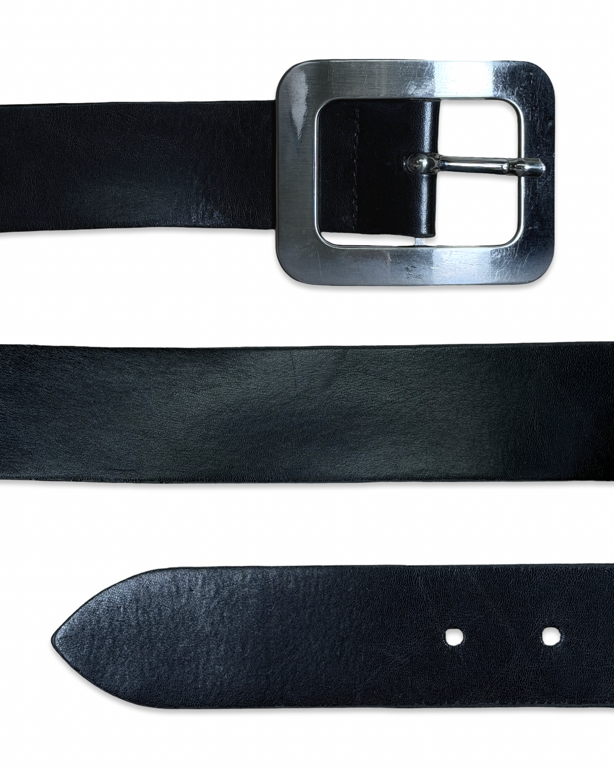 Vintage leðurbelti 95 cm #6