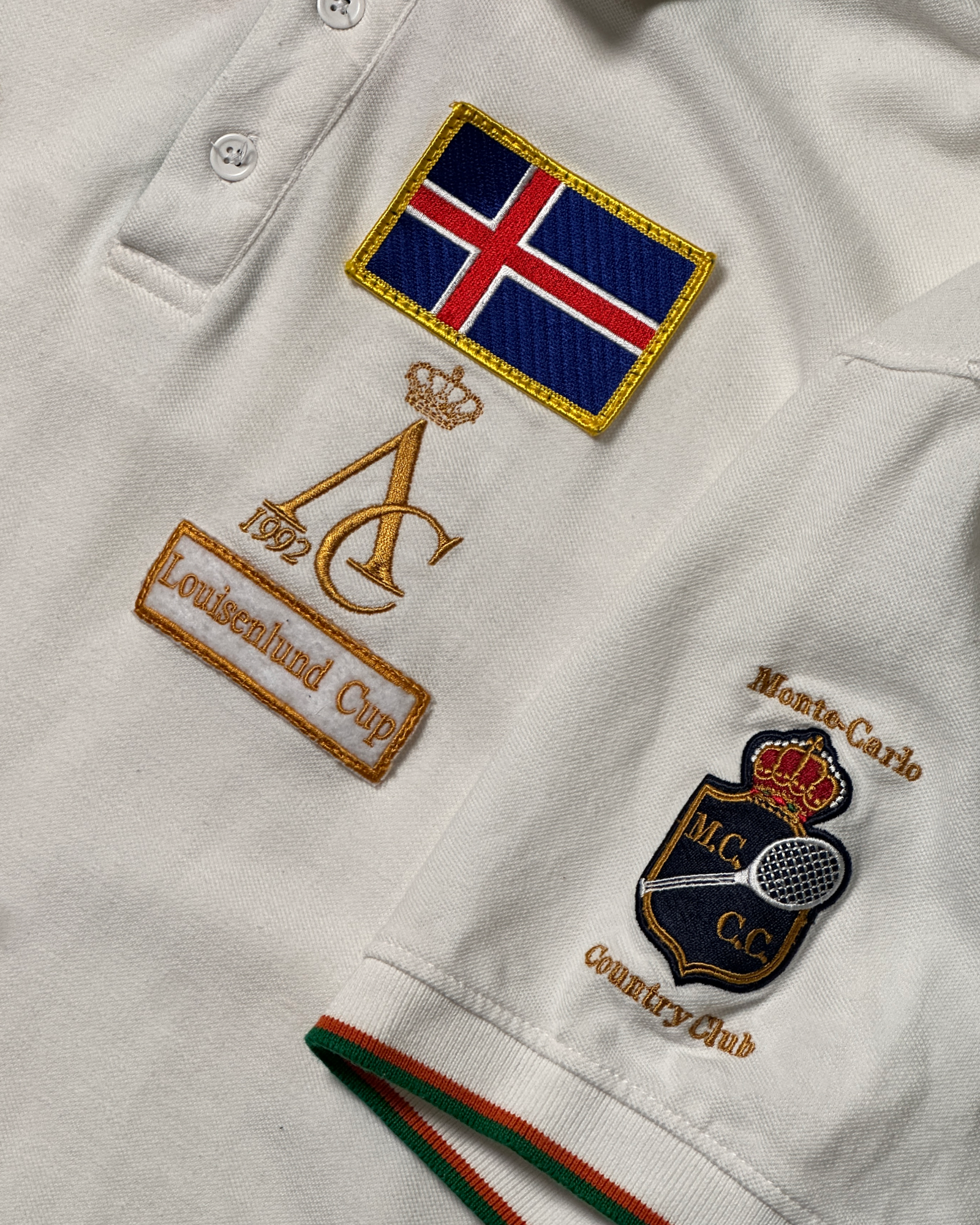 Íslenskur tennis Polo bolur XL fittar L